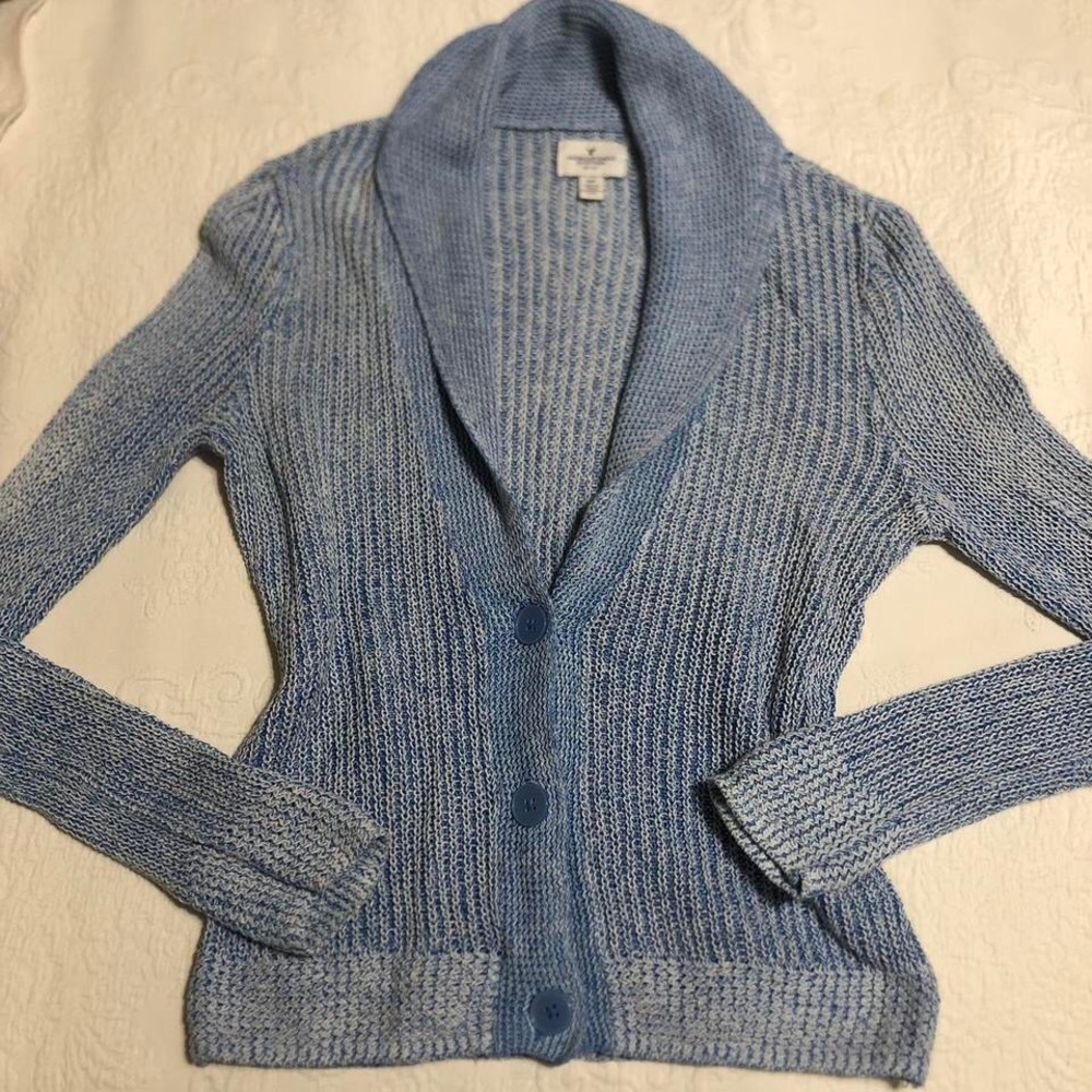 Vintage American Eagle Y2K Knit Button-Up Cardigan